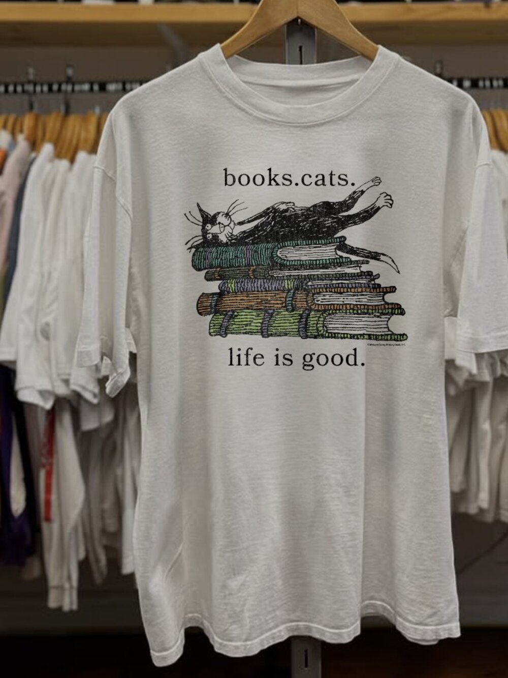 Rare Edward Gorey Books Cats Tee